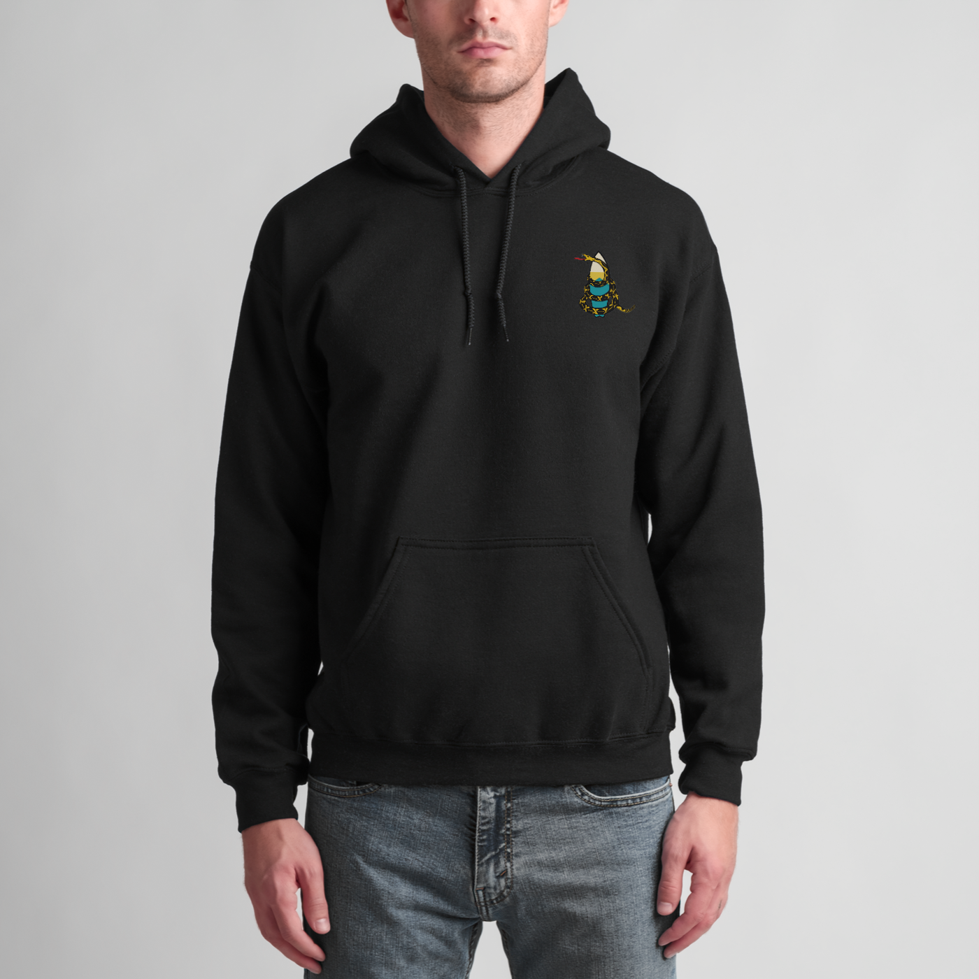 unisex hoodie don't drop in on me snake surf culture