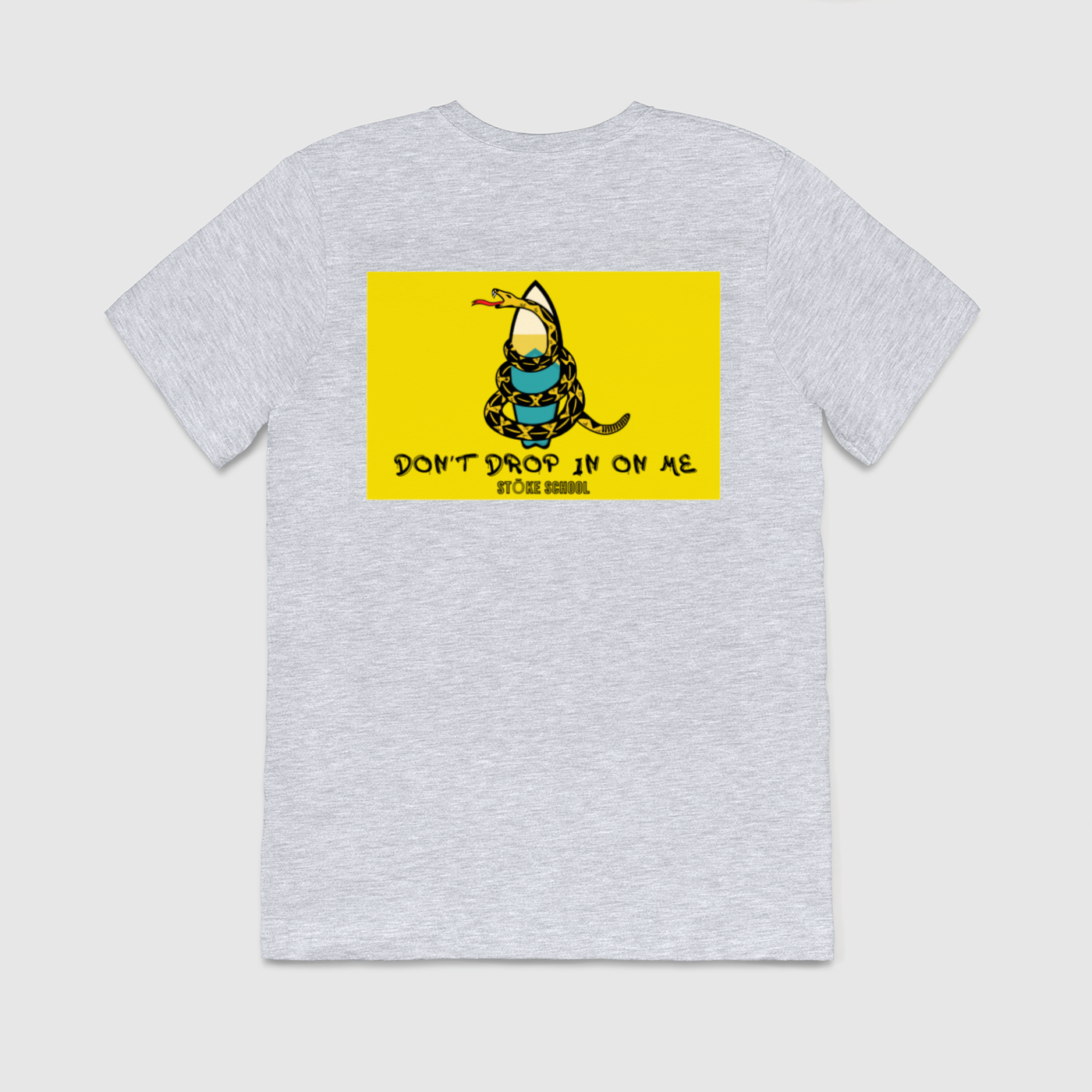 Crew tee don't drop in on me surf culture fashion