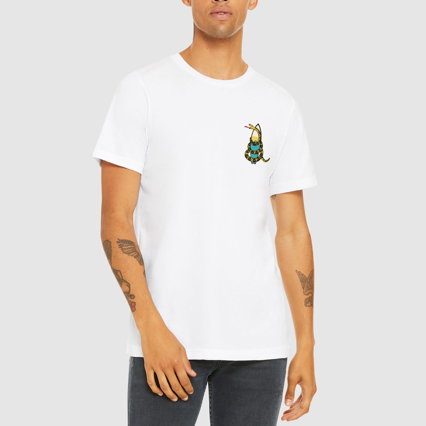 Crew tee don't drop in on me surf culture fashion