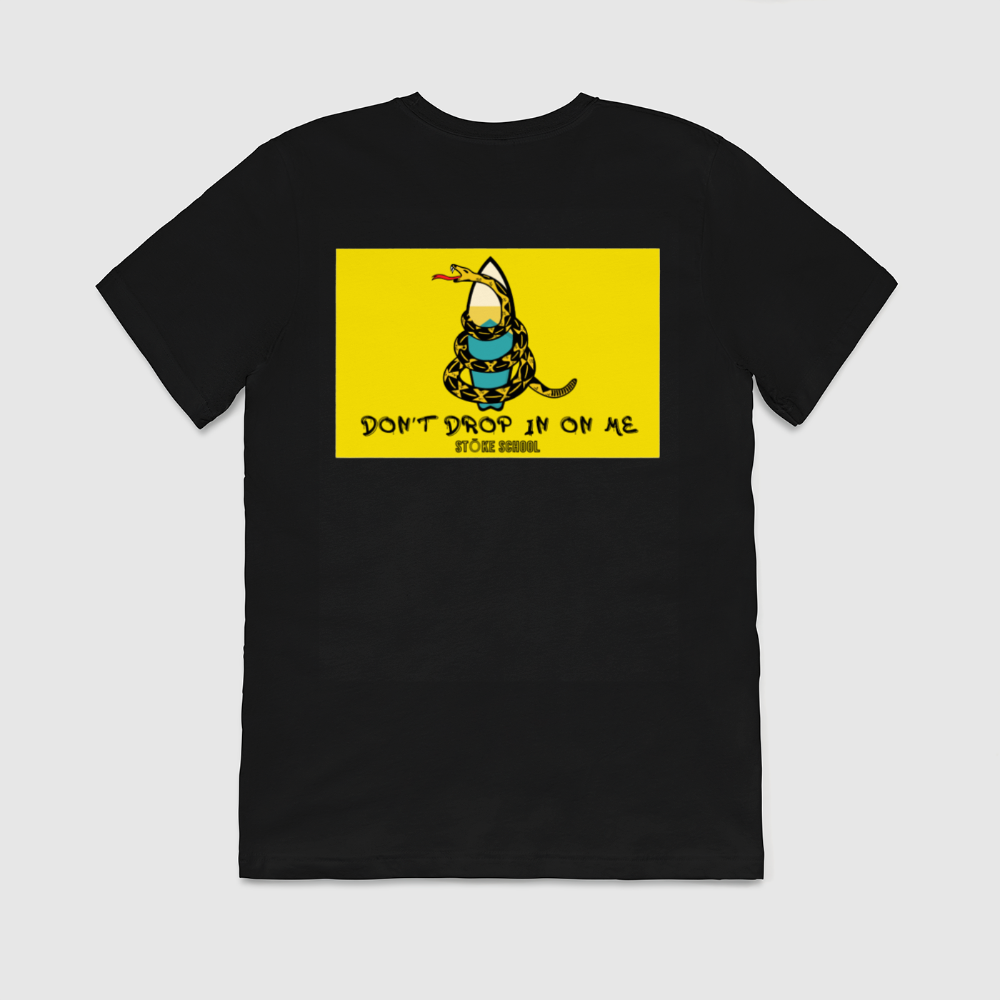 Crew tee don't drop in on me surf culture fashion