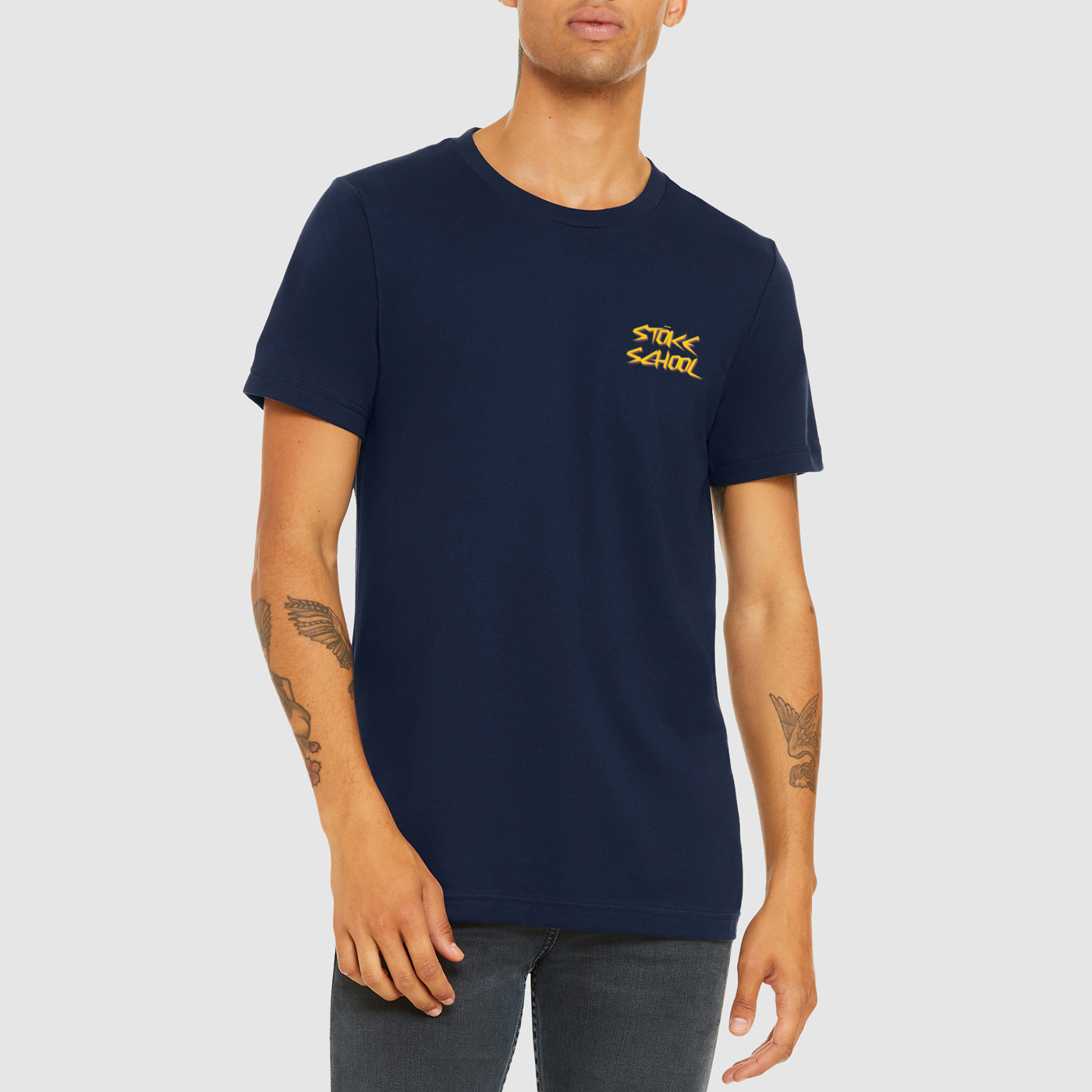 Crew tee Men's snake on board graphic surf vibes culture fashion