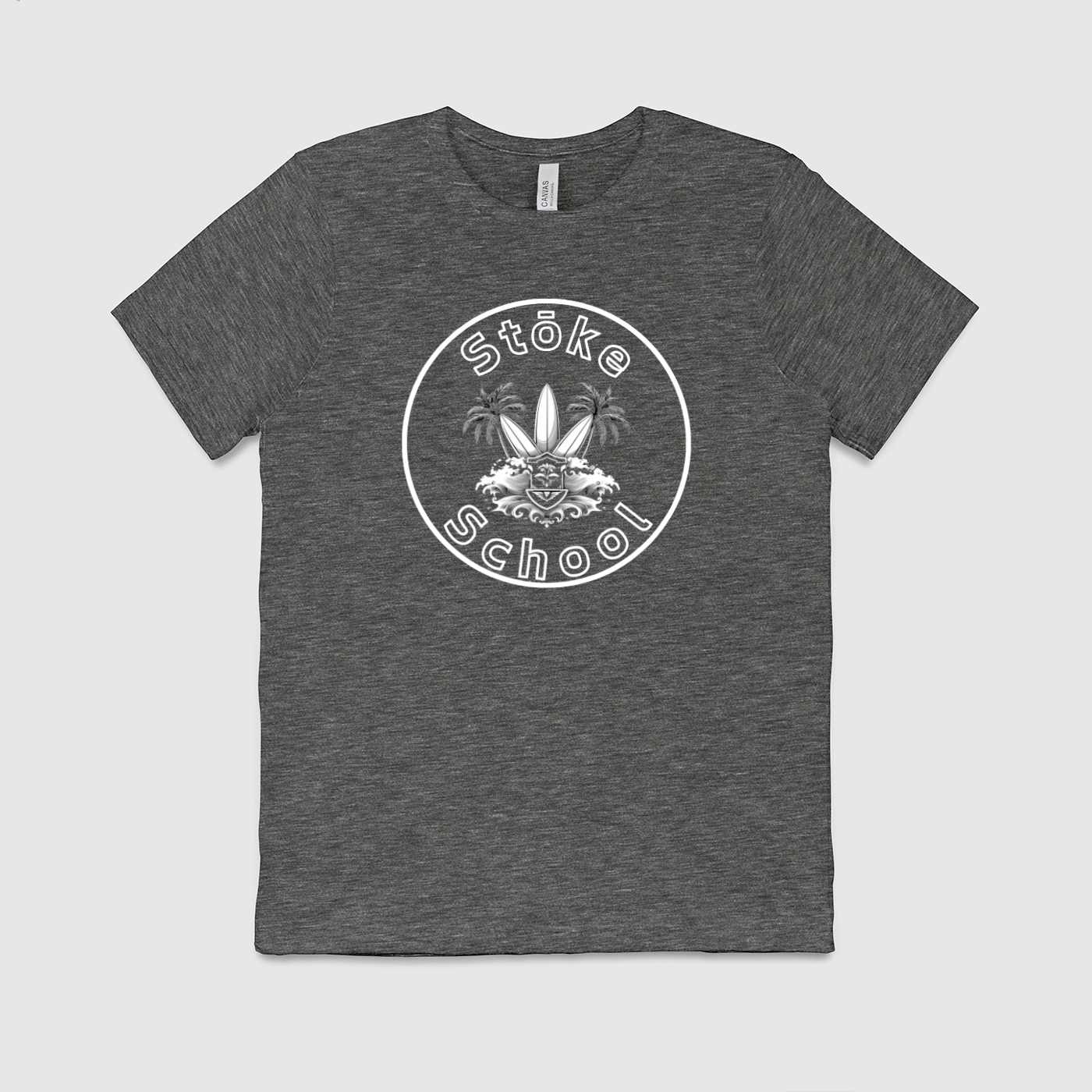 Crew Tee Stoke School Logo