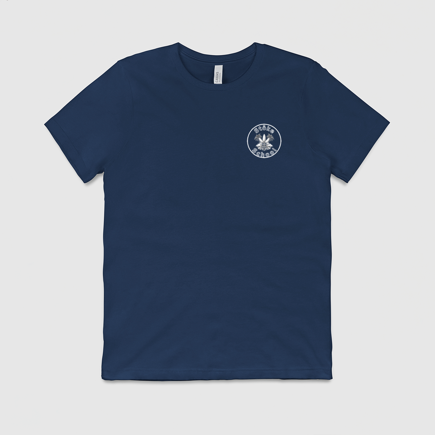 Crew tee stoke school graphic surf vibes culture fashion