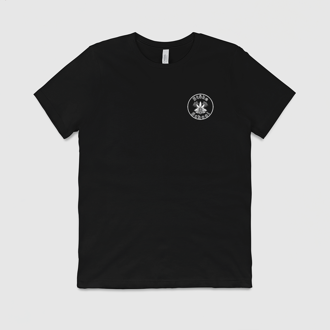Crew tee stoke school graphic surf vibes culture fashion