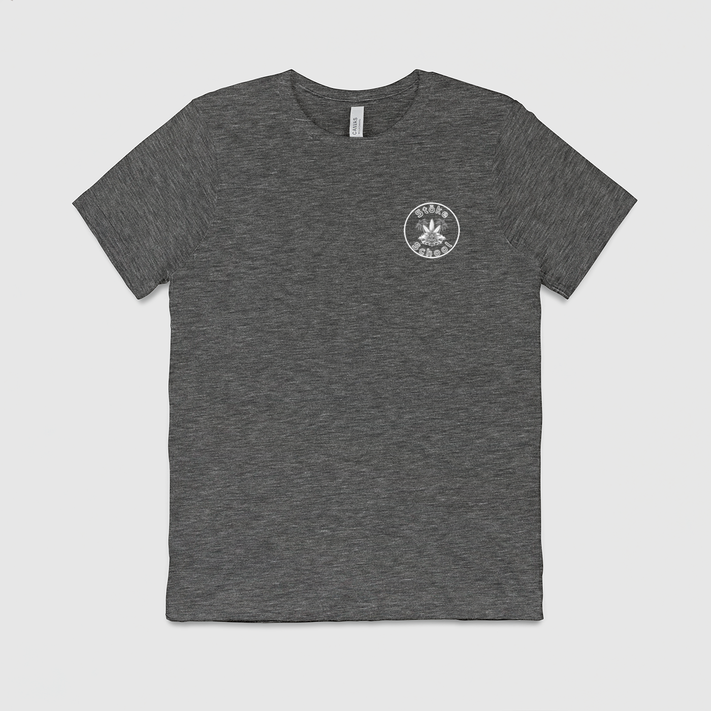 Crew tee stoke school graphic surf vibes culture fashion