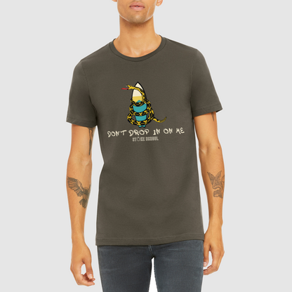 Crew tee don't drop in on me OG snake surf culture fashion