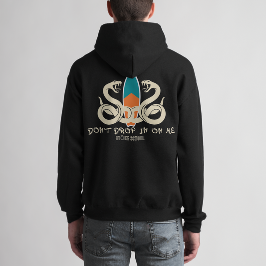 Unisex hoodie double snake surf culture fashion