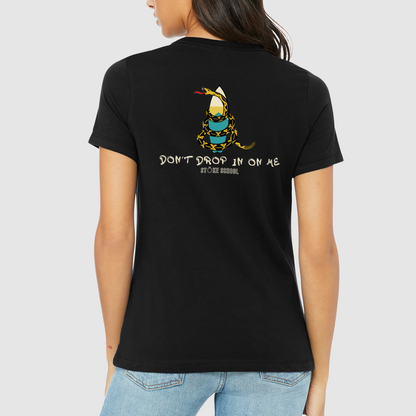 Crew tee women's OG snake don't drop in on me surf culture vibes fashion