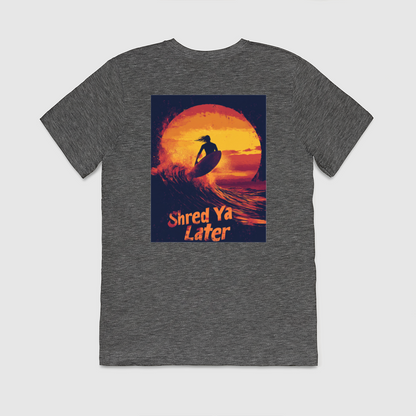 crew tee shred ya later graphic surf culture vibes fashion