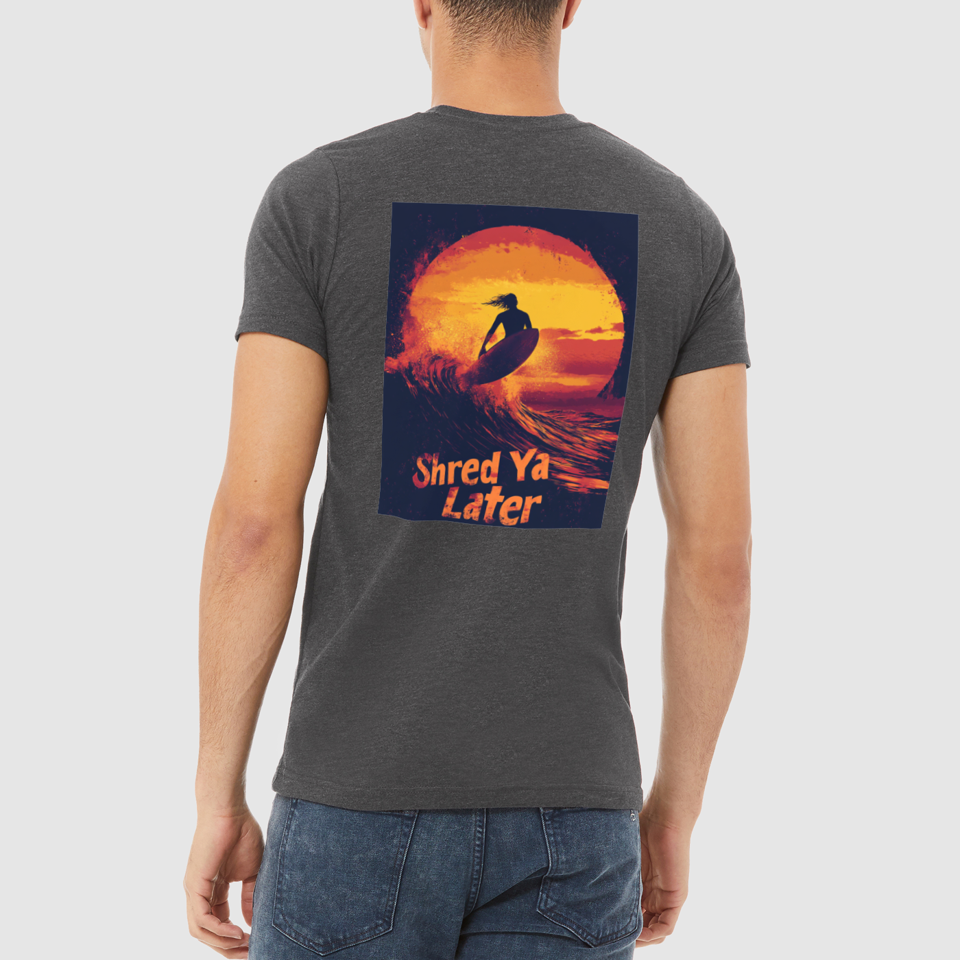 crew tee shred ya later graphic surf culture vibes fashion