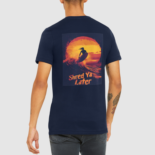 crew tee shred ya later graphic surf culture vibes fashion