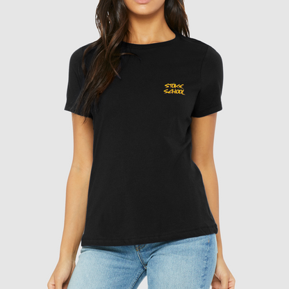 Snake on Board Vintage Women's Crew Tee