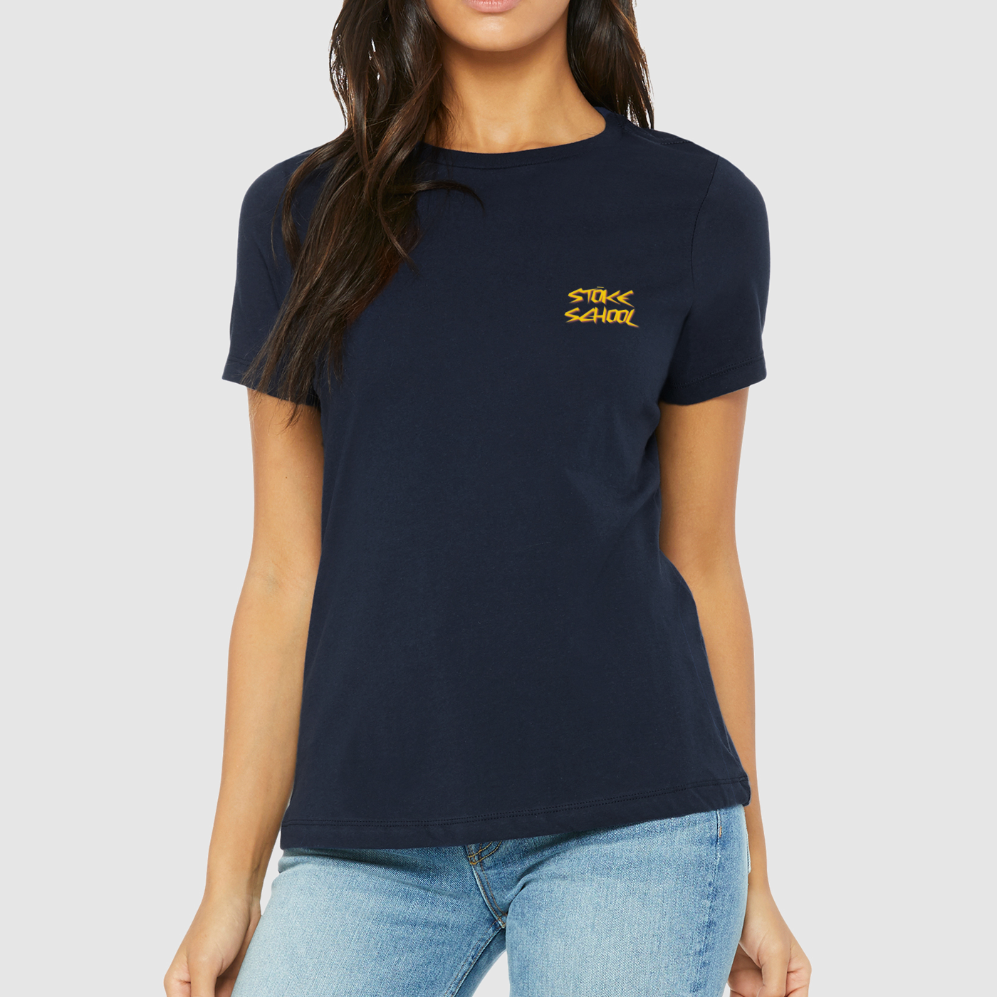 Snake on Board Vintage Women's Crew Tee