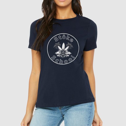 Stōke School Logo Women's Crew Tee